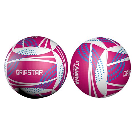 Grip Star Netball Ball Rubber Moulded Ball Stamina Grip Sport