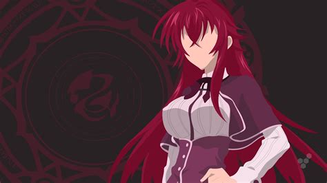 Wallpaper Illustration Anime Girls Gremory Rias High School Dxd