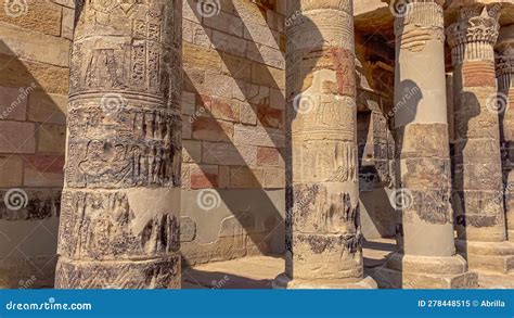 Temple Of Isis At Philae Island In Aswan Egypt Stock Image Image Of