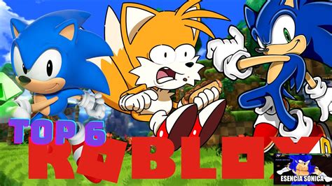 Top Mejores Juegos De Sonic En Roblox Con Esencia Sonica Gratis Para