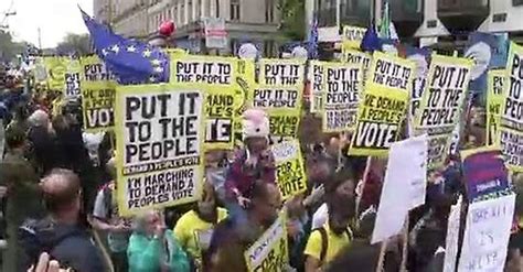 Vid O Brexit Manifestation G Ante Londres Pour Un Nouveau R F Rendum