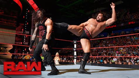 Roman Reigns Vs Rusev Raw Aug Youtube