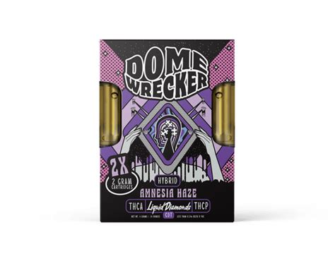 Domewrecker 2x2g Cartridges Amnesia Haze Hybrid