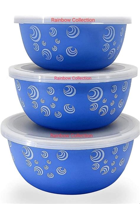 Stainless Steel Microwave Safe Oven Bowl Set Contains At Rs Set