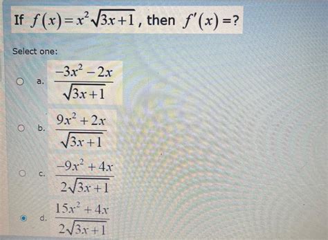 Solved If F X X23x 12 Then F X Select Chegg