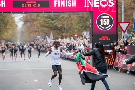 Eliud Kipchoge breaks marathon record - Wanted in Africa