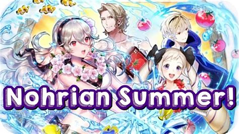 [fire Emblem Heroes] Nohrian Summer Focus Summons Elise Xander Corrin Leo Youtube