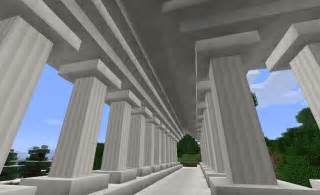 Minecraft Walkway With Quartz Pillars