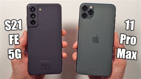 Samsung S21 FE 5G Vs IPhone 11 Pro Max Speed Test YouTube