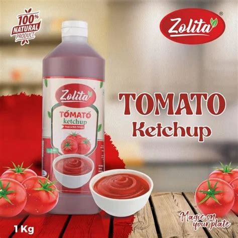 ZOLITA Premium Tomato Ketchup Packaging Type Bottle Packaging Size