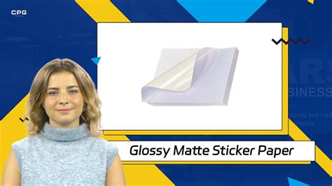 Glossy Matte Sticker Paper Youtube