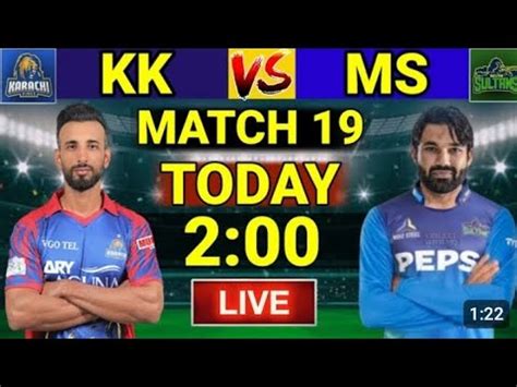 Multan Sultan Vs Karachi Playing 11 Time Table Live Match Psl Next