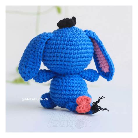 Eeyore Amigurumi Crochet Pattern Amigurumi Tutorial Pdf In English