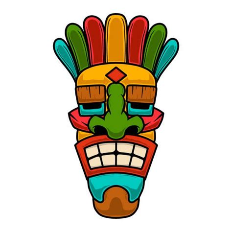 2 100 Tiki Mask Illustrazioni Grafiche Vettoriali Royalty Free E Clip Art Artofit