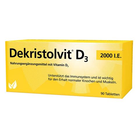 Dekristolvit D3 2000 I E 90 St Shop Apotheke