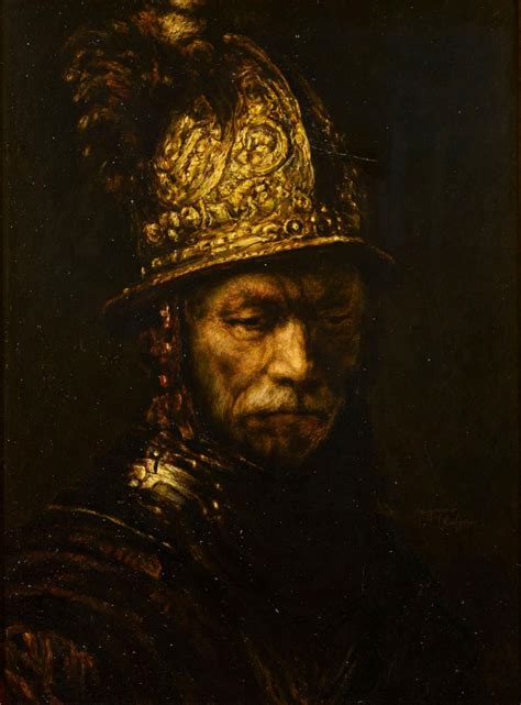 At Auction REMBRANDT UMKREIS KOPIE NACH DER MANN MIT DEM GOLDHELM