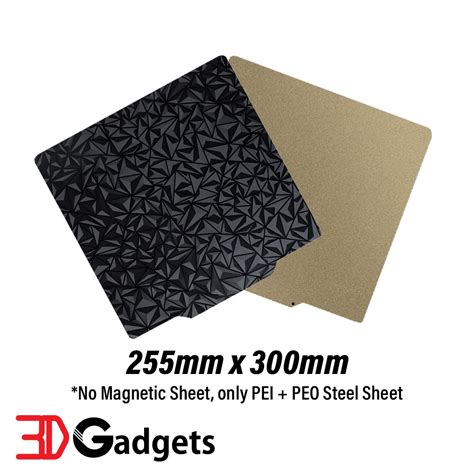 Double Sided Texture PEI PET PEI PEO Magnetic Steel Sheet Build