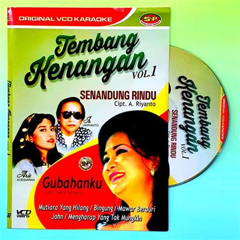 Kaset Vcd Original Video Musik Lagu Tembang Kenangan Pop Indonesia