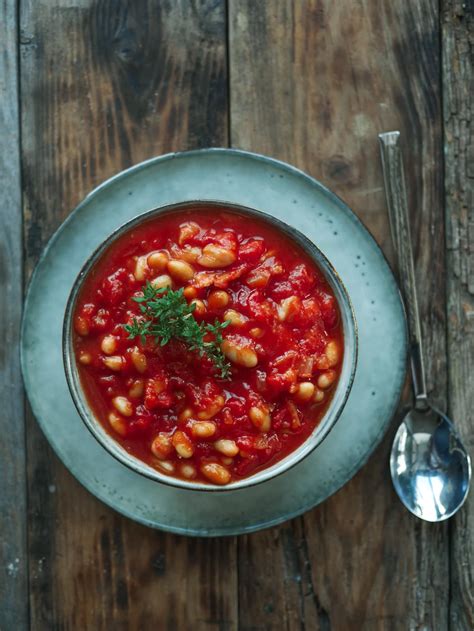 Haricots blancs à la tomate Recette facile