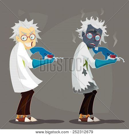 Mad Scientist Lab Cartoon