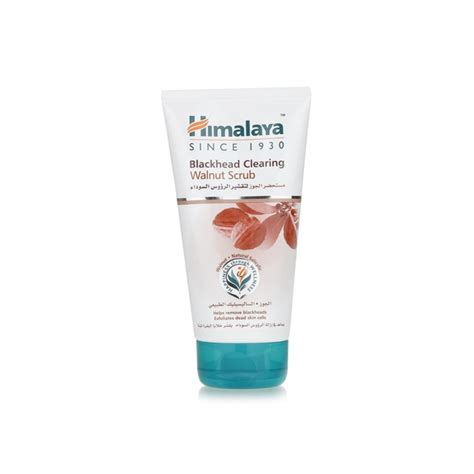 Himalaya Blackhead Clearing Walnut Scrub 150ml Spinneys Uae