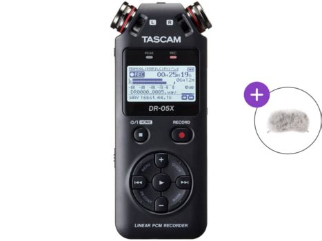 Tascam DR-05X SET Schwarz - Muziker