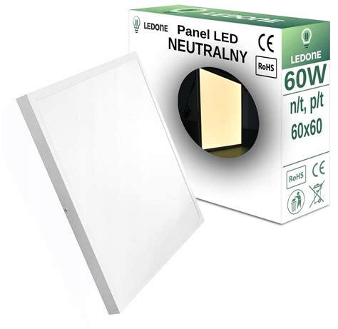 Panel LED 60W 60x60 60W Oprawa 2w1 Natynk Podtynk B0066 Cena