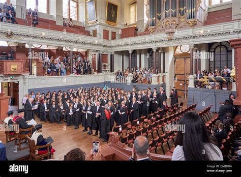 Oxford University Graduation Ceremony In The Sheldonian Theatre August