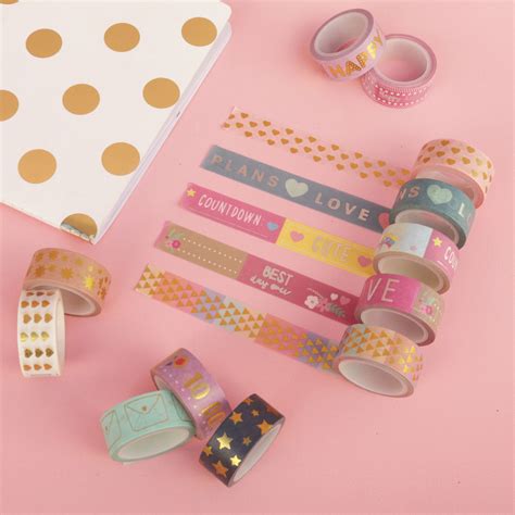 Fita Adesiva Decorada Washi Tape Shine Mm X M Brw Schuster