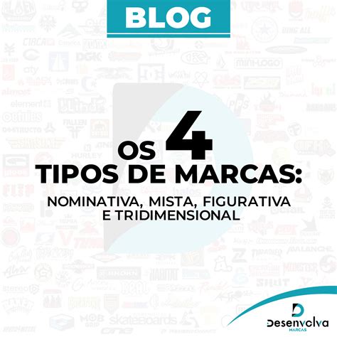 Os 4 Tipos De Marcas Nominativas Figurativas Mistas E Tridimensionais Desenvolva Marcas