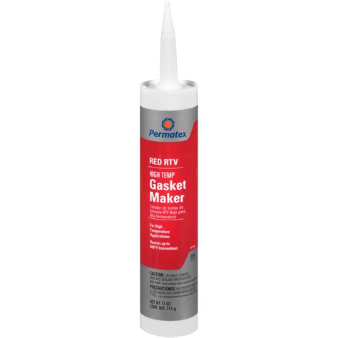 Permatex® High Temp Red Rtv Silicone Gasket Maker Scarlet International