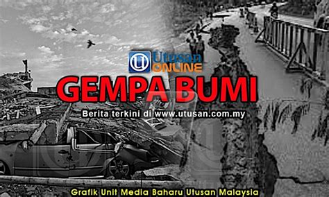 Gempa 6 1 Skala Richter Landa Taiwan Utusan Malaysia