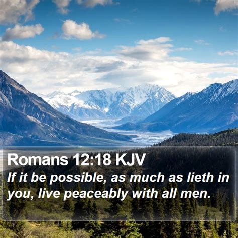 Romans 1218 Kjv Bible Verse Images