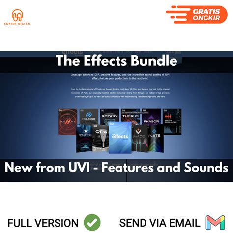 Jual UVI The Effects Bundle VST Plugins Designed To Inspire And