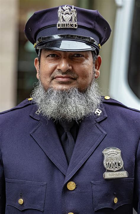 Muslim Day Parade Muslim Police Officer Photograph By Robert Ullmann