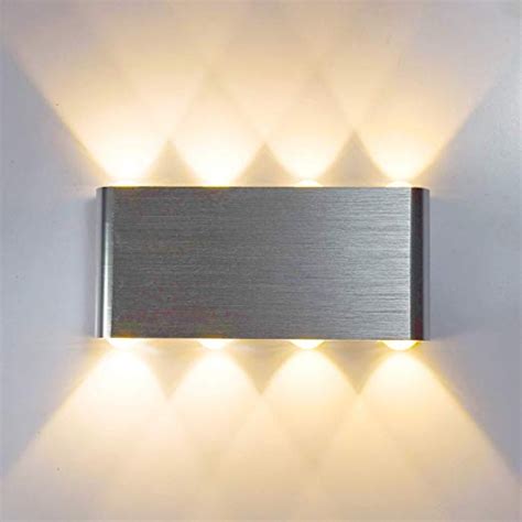 Glighone Modern LED Wall Lamp Sconce Up Down Wall Light For Living Room