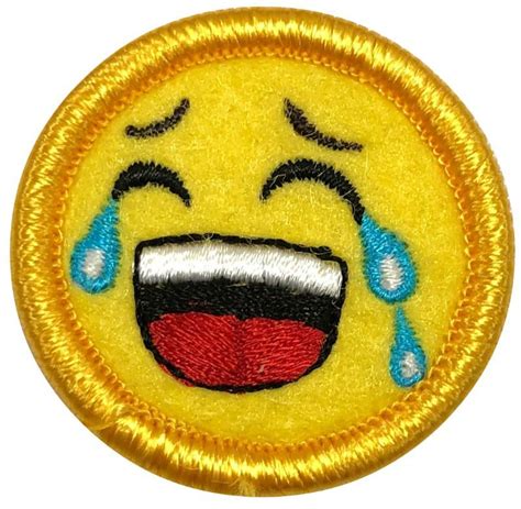 LOL Laugh Out Loud Emoji Merit Badge Merit Badge Badge Out Loud