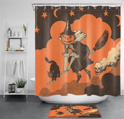 Spooky Halloween Shower Curtains Embrace The Magic Of All Hallows Eve