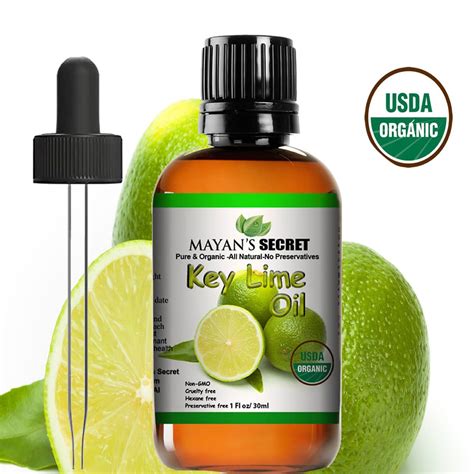 Organic Key Lime Essential Oil Key Lime Essential Oil Mayans Secret