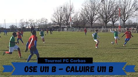 2024 01 27 OSE U11 B SC Caluire U11 B Tournoi FC Corbas Match 2