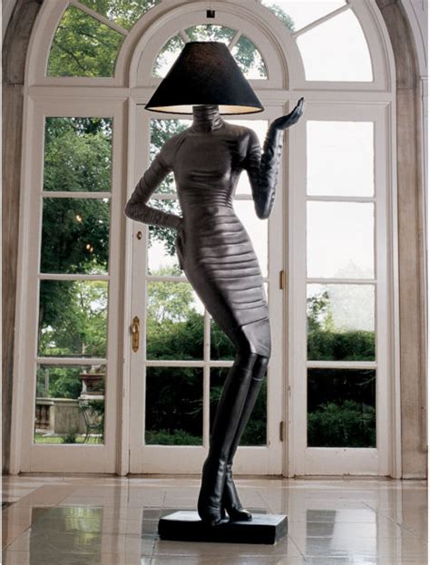 Mademoiselle Haute Couture Floor Lamp Sculpture