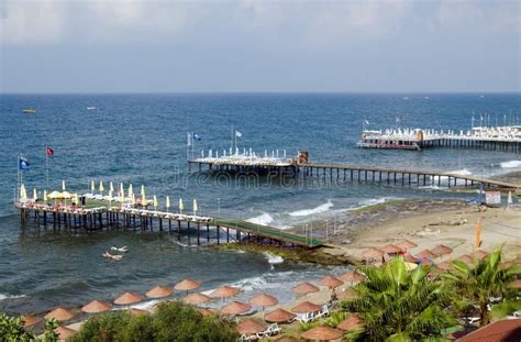 View To Antalya Konakli Beach Stock Photos - Free & Royalty-Free Stock ...