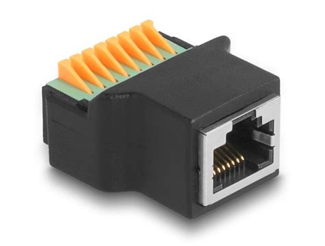 Delock Products 66948 Delock RJ45 Female To Terminal Block With Push