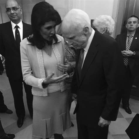 Nikki Haley ‏ John Mccain May He Rest In Peace