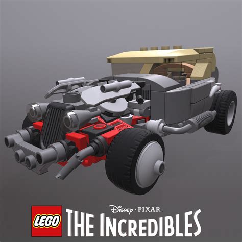 Artstation Lego Incredibles Hotrod Car Optimisation Model