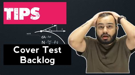 Cover Test Backlog Physics Wallah Yakeen Batch Youtube