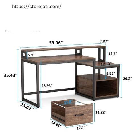 Meja Belajar Minimalis Dari Besi Hollow Storejati