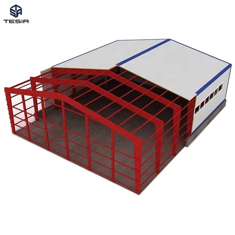 Prefabricated Warehouse Design Tesia Industry Steel Structure Warehouse