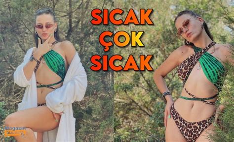 Serenay Sarıkaya dan yaza damga vuracak bikinili fotoğraflar Magazin