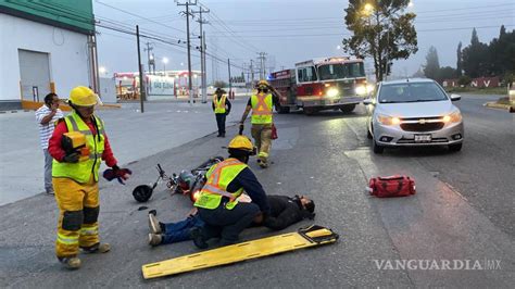 Imprudente Motociclista Termina Lesionado Al Atravesarse Al Paso De Un